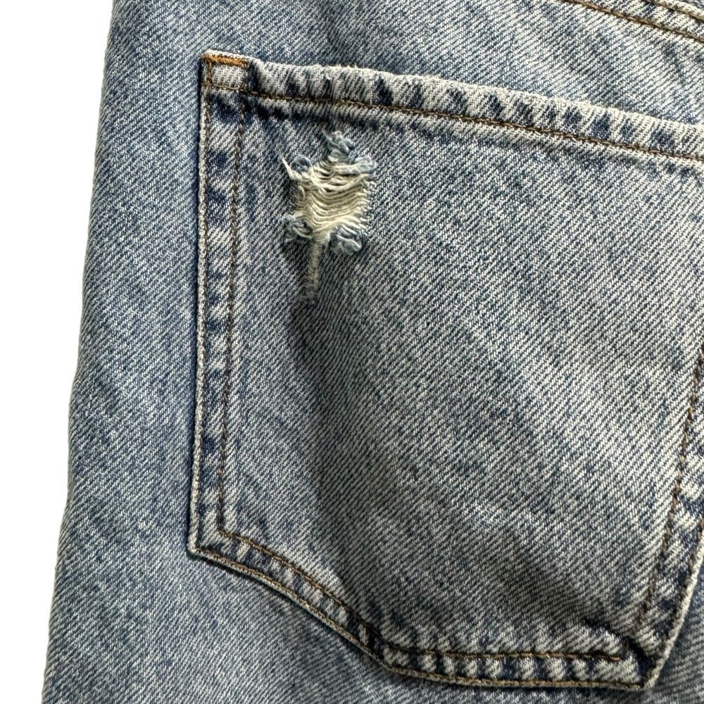 Aeropostale Denim Skater Shorts Distressed Vintage 90s Slouchy High Rise - Picture 9 of 12
